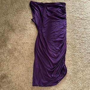 Off the shoulder scrunch dress